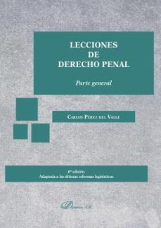 lecciones de derecho penal. parte general-9788411225328