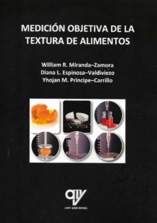 medicion objetiva de la textura de alimentos-9788412597028