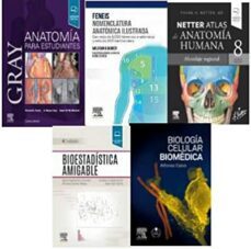 lote drake - feneis - netter - calvo - martinez gray, anatomia para estudiantes. 4ª ed.+ nomenclatura anatomica  ilustrada 11ª ed. + atlas de anatomia humana, 8ª ed. nueva ed +  biolo-9788413826028