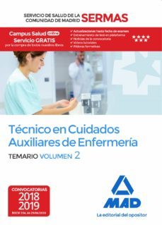 técnico en cuidados auxiliares de enfermería del servicio de salu d de la comunidad de madrid-9788414218228