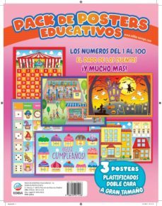 pack de posters educativos los numeros del 1 al 100, el dado de los cuentos y mucho mas-9788419011428