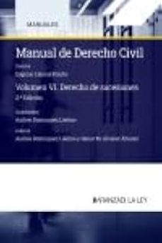 Imagen Principal de MANUAL DE DERECHO CIVIL VOL. VI (2.ª EDICIÓN)