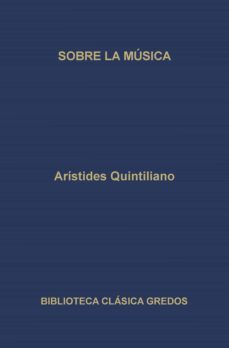 sobre la musica (ebook)-quintilianus aristides-9788424932428