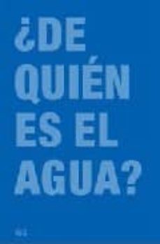¿de quien es el agua?-9788425222528