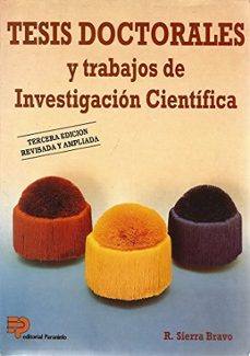 tesis doctorales y trabajos de investigacion cientifica-restituto sierra bravo-9788428320528
