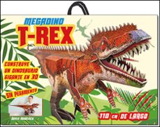 megadino t-rex (construye un dinosaurio gigante de 110 cm en 3d)-david hawcock-9788428567428
