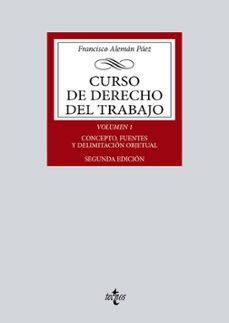 curso de derecho del trabajo (2ª ed)-francisco aleman paez-9788430985128