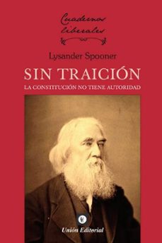 sin traicion-lysander spooner-9788472098428