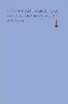 llegir ausias march-joan ferrate-9788477270928