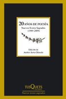 20 años de poesia: nuevos textos sagrados-9788483831328