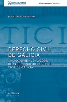 derecho civil de galicia-jose ricardo pardo gato-9788484088028