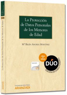 la proteccion de datos personales de los menores de edad-mª belen andreu martinez-9788490149928