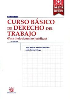 curso basico de derecho del trabajo (para titulaciones no juridic as) 11ª edicion 2015-9788491190028
