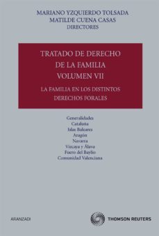 tratado de derecho de la familia, vol. iii: la familia en los dis tintos derechos forales-mariano yzquierdo tolsada-9788499030128