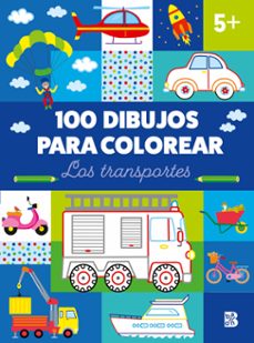 100 dibujos para colorear-los transportes-9789403236728