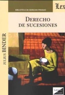 derecho de sucesiones-julius binder-9789563923728