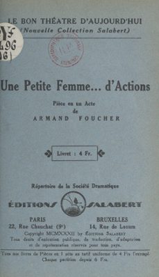 une petite femme... d'actions-armand foucher-9791041043828