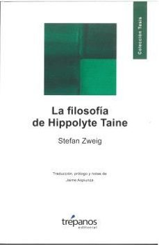 la filosofia de hippolyte taine-stefan zweig-9791399089028