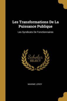 les transformations de la puissance publique-9780270578638