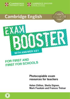 cambridge english exam booster for first and first for schools with answer key with audio-9781316648438