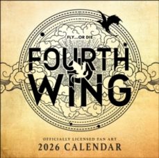 fourth wing officially licensed fan art 2026 wall calendar-llc entangled publishing-9781524899738