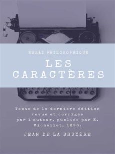 les caractères (ebook)-jean de la bruyere-9782322241538