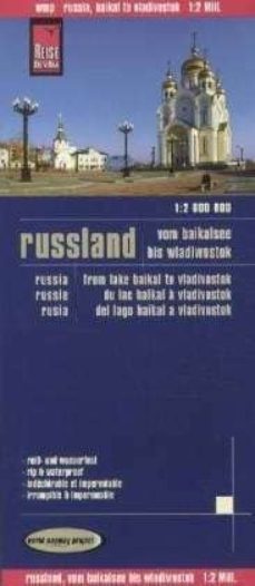 rusia: del lago baikal a vladivostok, mapa de carreteras plastifi cado escala: 1:2.000.000-9783831772438