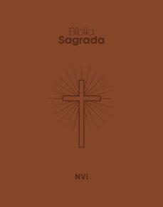biblia nvi com espaço para anotaçes central, capa luxo marrom, espiral, leitura perfeita (ebook)-9786552175038