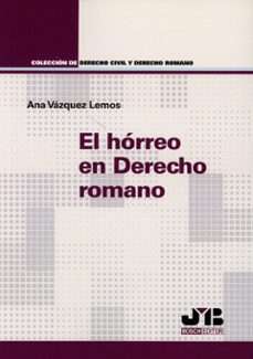 horreo en derecho romano-ana vazquez lemos-9788410448438