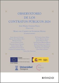 observatorio de los contratos publicos 2024-jose maria gimeno feliu-9788410854338