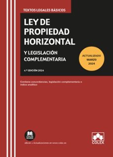 Imagen Principal de Ley de propiedad horizontal y legislación complementaria