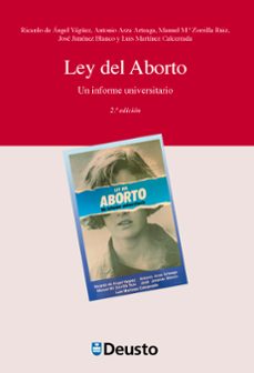 ley del aborto (ebook)-ricardo de ángel yágüez-antonio arza arteaga-manuel maría zorrilla ruiz-9788413251738