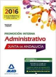 administrativos de la junta de andalucia promocion interna. test (3ª ed.)-9788414200438