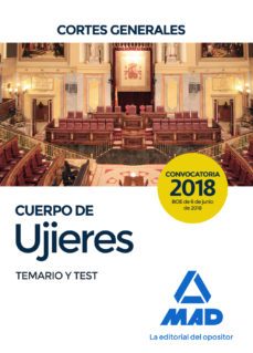 cuerpo de ujieres de las cortes generales. temario y test-9788414218938