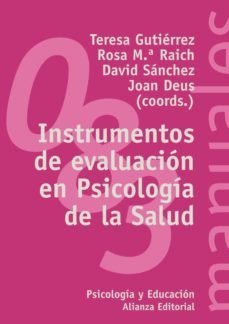 instrumentos de evaluacion en psicologia de la salud (ebook)-teresa gutierrez-rosa m raich-david sanchez-9788420688138