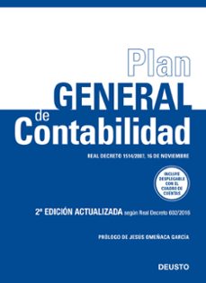 plan general de contabilidad (nueva ed. 2017): real decreto 602/2016, de 2 diciembre-9788423428038