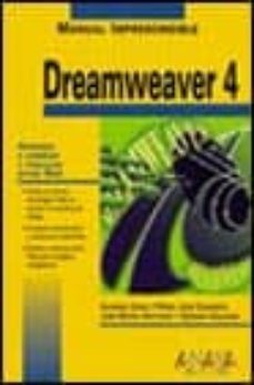 dreamweaver 4 (manuales imprescindibles)-alfonso gazo cervero-9788441511538