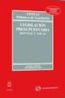 legislacion presupuestaria (7ª ed)-9788447032938