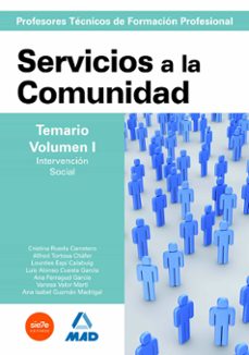cuerpo de profesores tecnicos de formacion profesional: servicios a la comunidad: temario volumen i-9788466591638