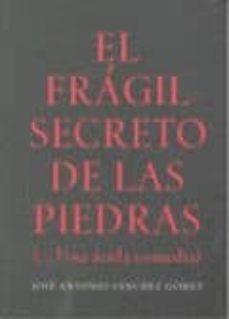 el fragil secreto de las piedras (una acida comedia)-9788478074938
