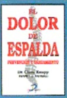 el dolor de espalda: prevencion y tratamiento-claus knapp-9788479783938