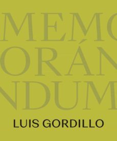 memorandum-luis rodriguez gordillo-9788480811538