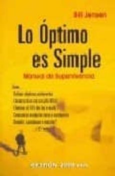 lo optimo es simple-bill jensen-9788480885638