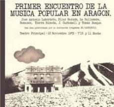 primer encuentro de la musica popular en aragon-9788483218938
