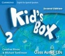 kids box 2 for spanish speakers class audio cds 2nd edition-9788483238738