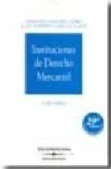 instituciones de derecho mercantil (vol. i) (29ª ed.)-fernando sanchez calero-juan sanchez calero guillarte-9788483550038