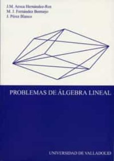 problemas de algebra lineal-m.j. fernandez bermejo-j. perez blanco-9788484483038