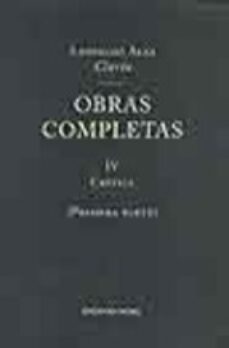 obras completas clarin (t. iv. primera parte): critica-9788484590538