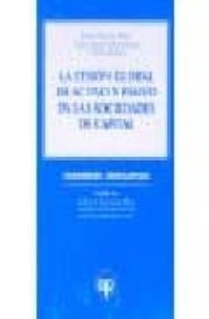 la cesion global de activo y pasivo en las sociedades de capital: cuadernos mercantiles-jorge noval pato-9788484940838