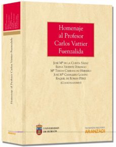 homenaje al profesor carlos vattier fuenzalida-jose maria de la cuesta saenz-9788490147238